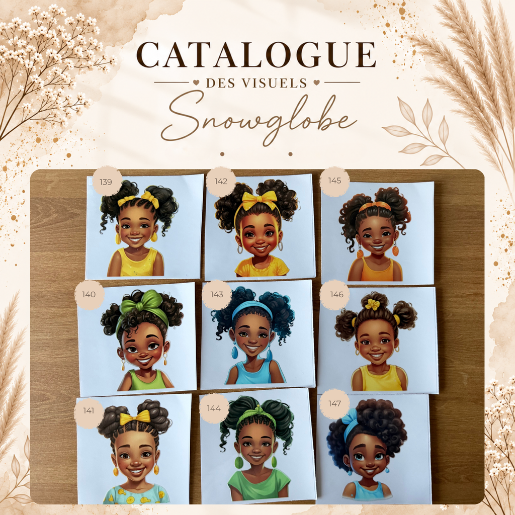 Catalogue des visuels Snow Globe - NOVA & AURA