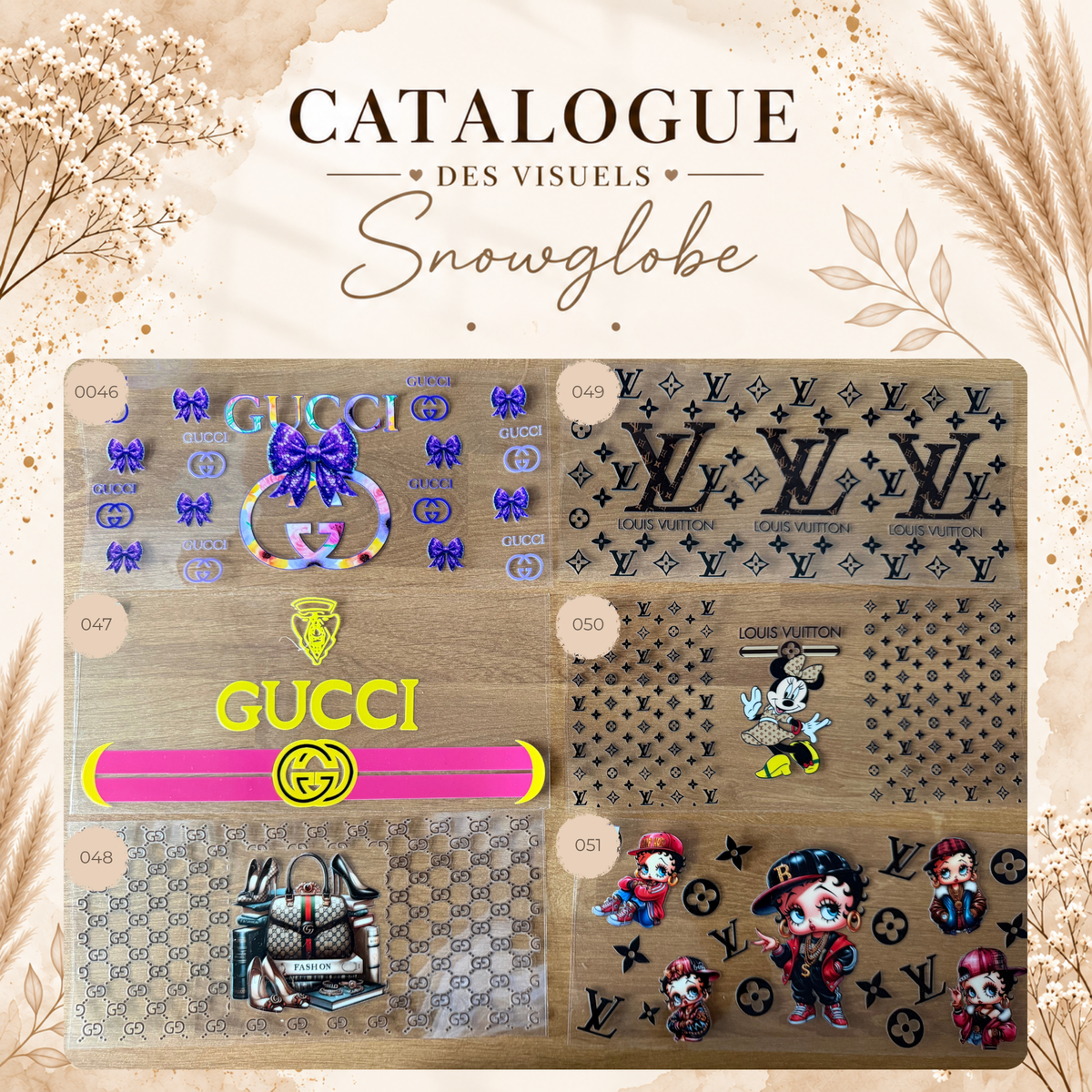 Catalogue des visuels Snow Globe - NOVA & AURA