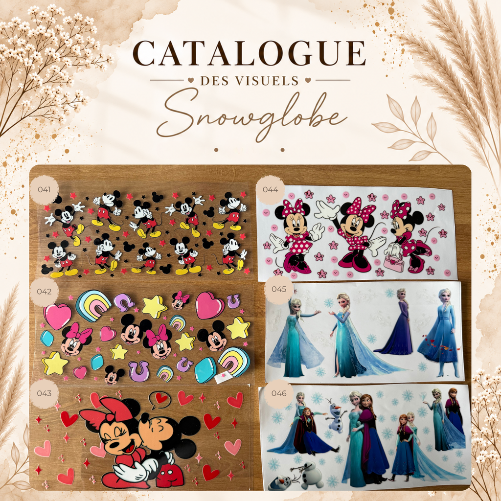 Catalogue des visuels Snow Globe - NOVA & AURA