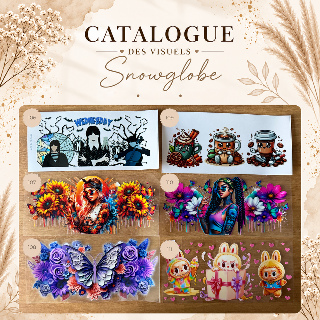 Catalogue des visuels Snow Globe -OPAL, LUNE & HALO