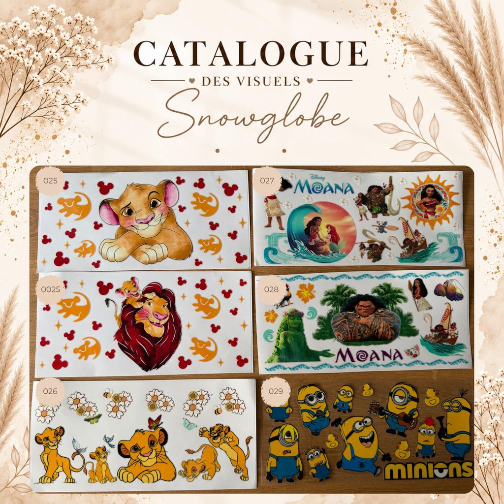 Catalogue des visuels Snow Globe - NOVA & AURA