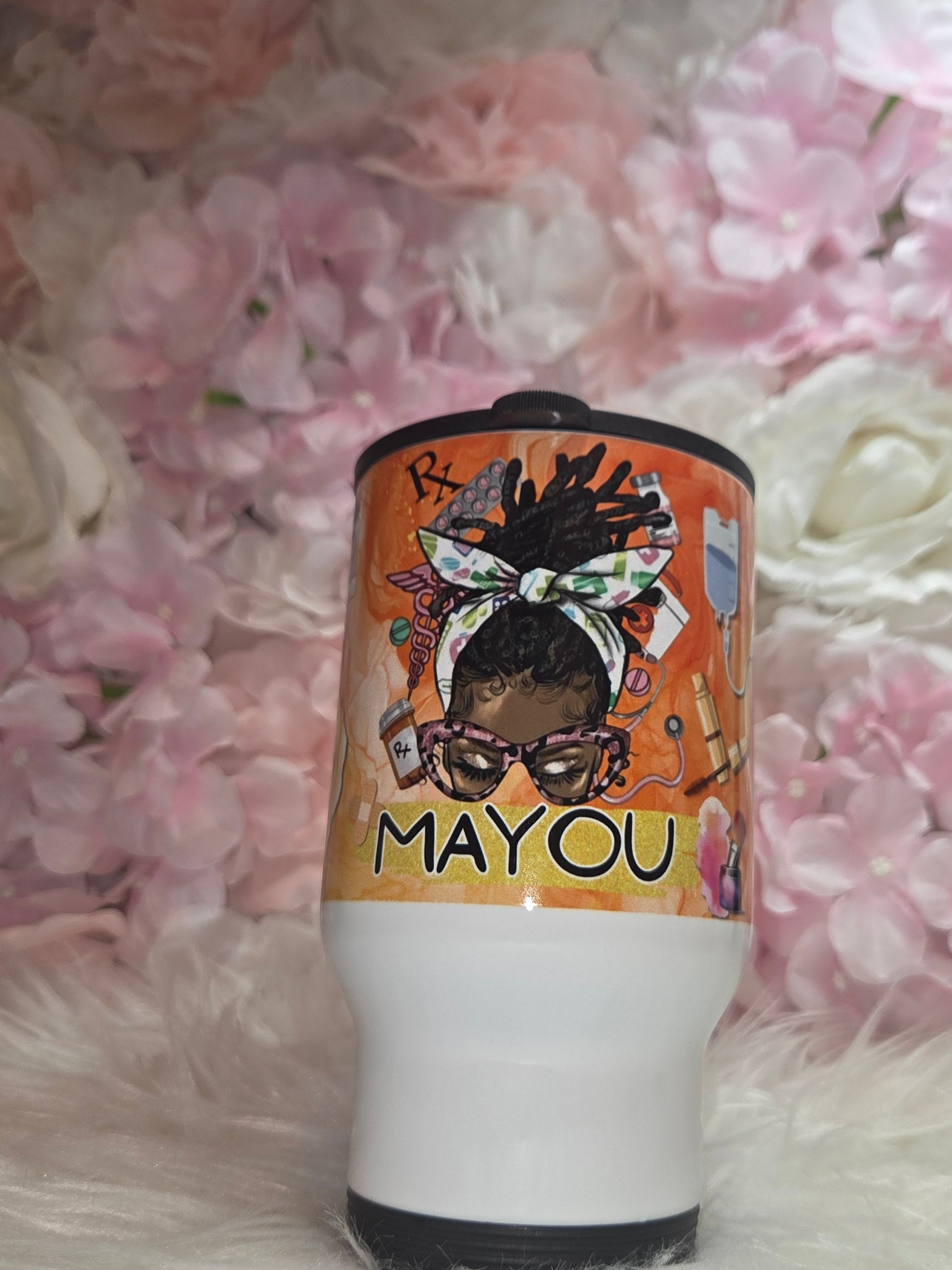 Mug thermos personnalisé avec anse (450ml)