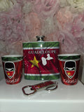 Coffret cadeau - Flasque & shooters personnalisé